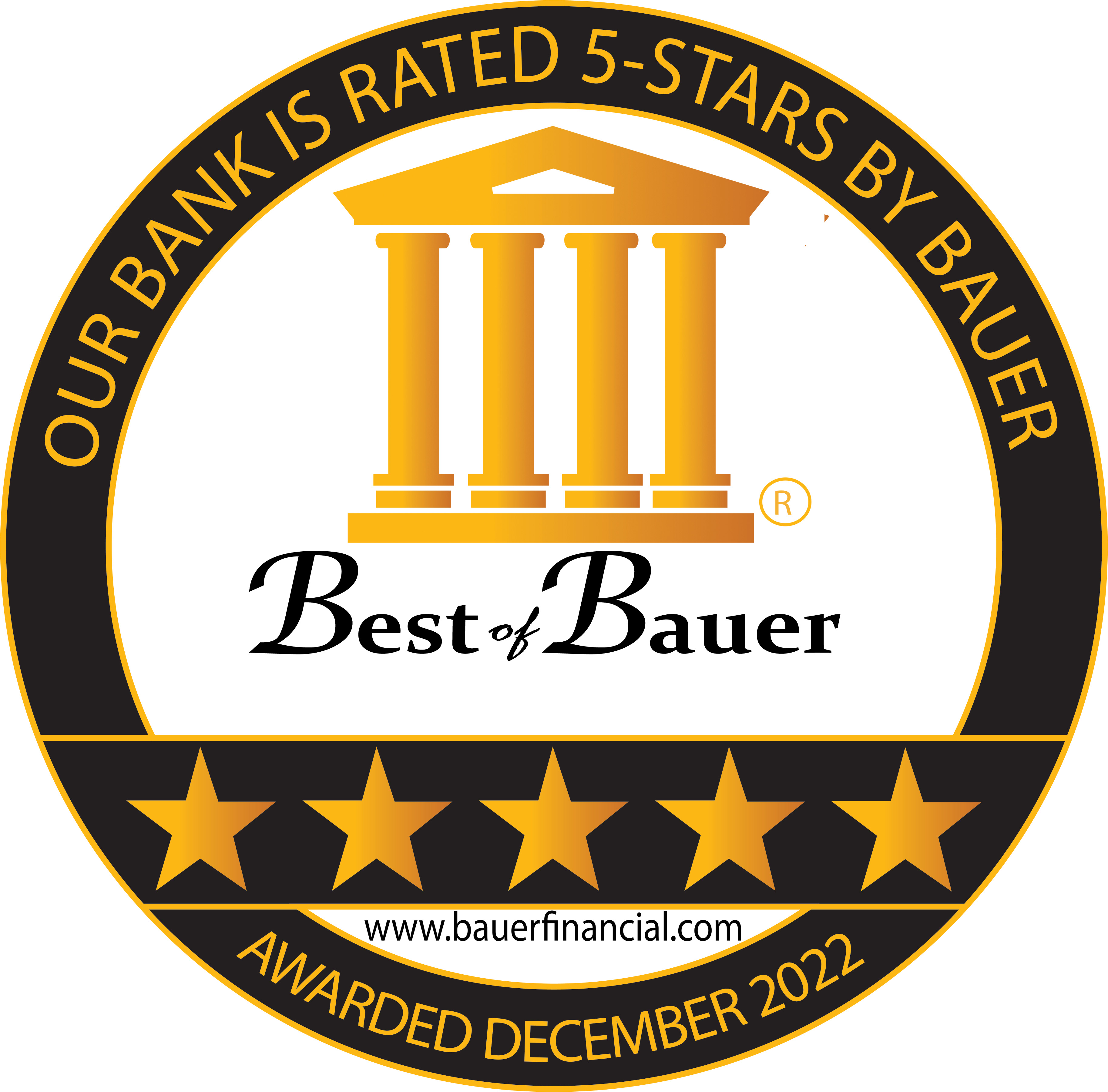 BOB 5-star logo BANK DEC